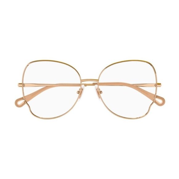 NEW CHLOE EYEGLASSES GOLD WOMEN EYEWEAR CHLOE CH0098O 002 - Picture 2 of 3